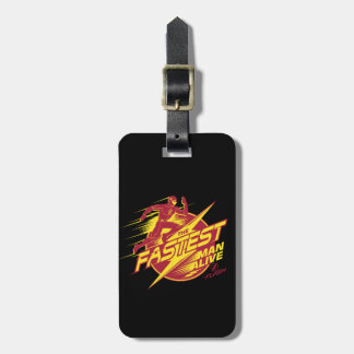 De flits | De snelste Man leeft Bagagelabel