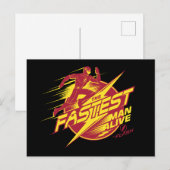 De flits | De snelste Man leeft Briefkaart (Voorkant / Achterkant)