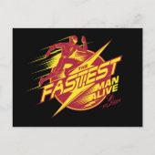 De flits | De snelste Man leeft Briefkaart (Voorkant)