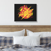 De flits | De snelste Man leeft Canvas Afdruk (Insitu (Slaapkamer))