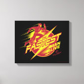 De flits | De snelste Man leeft Canvas Afdruk (Voorkant)