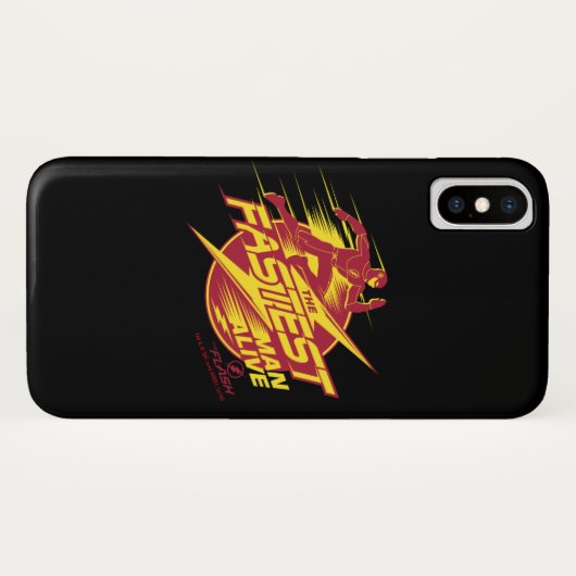 De flits | De snelste Man leeft Case-Mate iPhone Case (Achterkant (horizontaal))