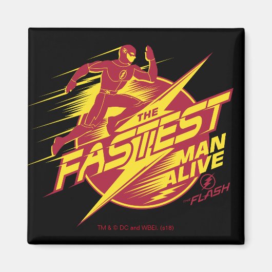 De flits | De snelste Man leeft Magneet (Voorkant)