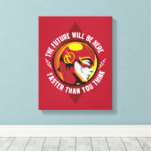 De flits | "De toekomst zal er zijn" Canvas Afdruk (Insitu (Houten vloer))