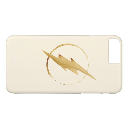 De flits | Geel borstEmbleem Case-Mate iPhone Case (Achterkant (Horizontaal))