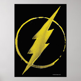 De flits | Geel borstEmbleem Poster