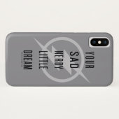 De flits | "Jouw Zad Nerdy Little Dream" Case-Mate iPhone Case (Achterkant (horizontaal))
