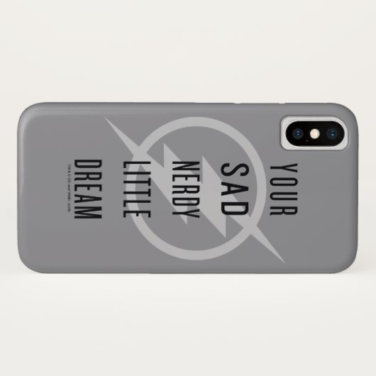 De flits | "Jouw Zad Nerdy Little Dream" Case-Mate iPhone Case (Achterkant (horizontaal))