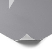 De flits | "Jouw Zad Nerdy Little Dream" Poster (Hoek)