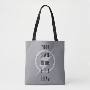 De flits "Jouw Zad Nerdy Little Dream" Tote Bag