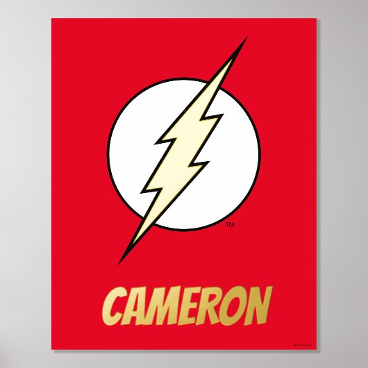 De flits | Lightning Bolt Folie Afdrukken (Voorkant)