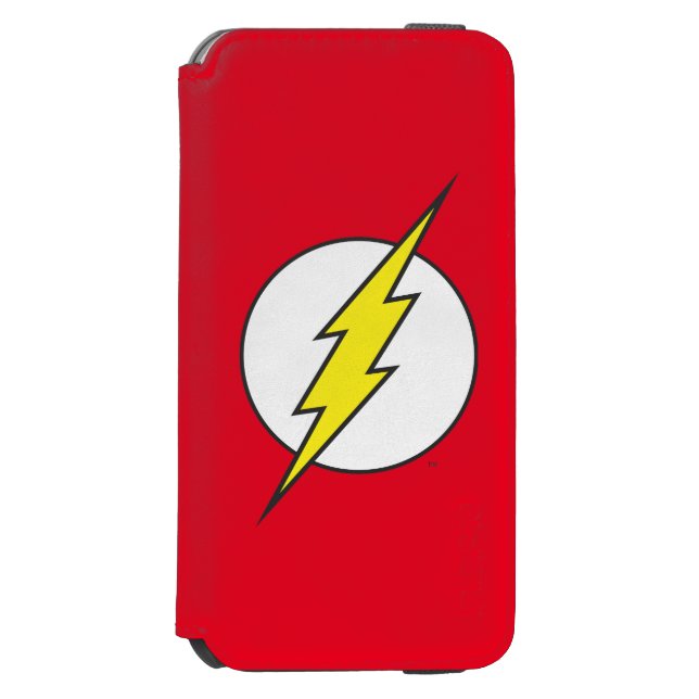 De flits | Lightning Bolt Incipio iPhone Portemonnee Hoesje (Voorkant Agenda)