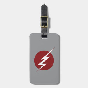 De flits Lightning Bolt Logo Bagagelabel