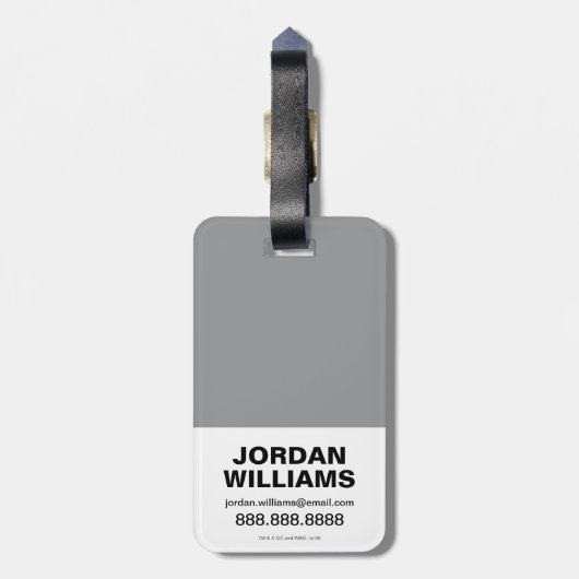 De flits | Lightning Bolt Logo Bagagelabel (Achterkant verticaal)