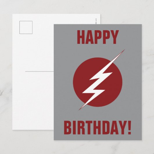De flits | Lightning Bolt Logo Briefkaart (Voorkant / Achterkant)