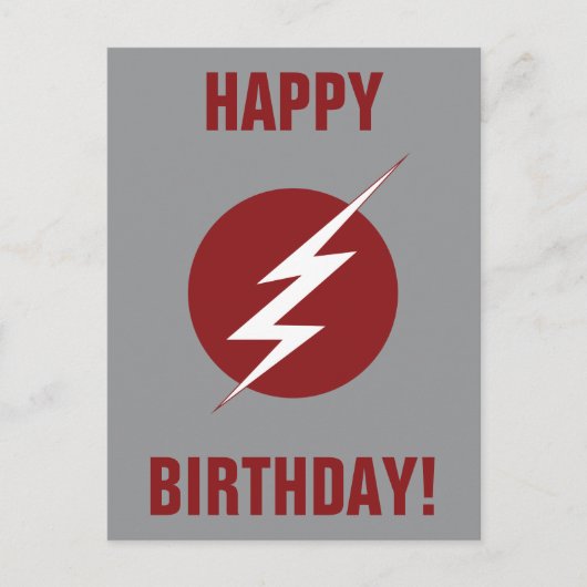De flits | Lightning Bolt Logo Briefkaart (Voorkant)