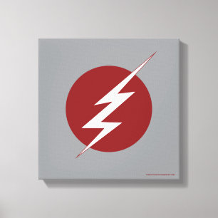 De flits   Lightning Bolt Logo Canvas Afdruk