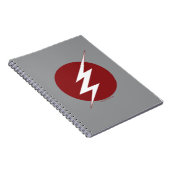 De flits | Lightning Bolt Logo Notitieboek (Rechterzijde)