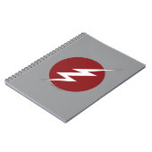 De flits | Lightning Bolt Logo Notitieboek (Linkerzijde)