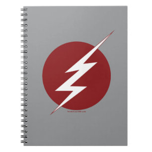 De flits Lightning Bolt Logo Notitieboek