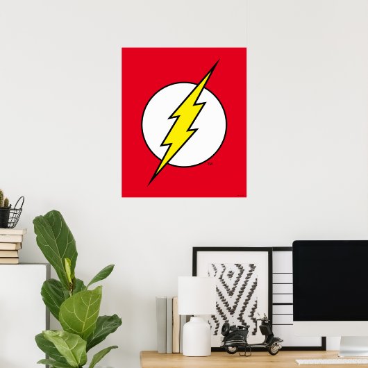 De flits | Lightning Bolt Poster (Thuiskantoor)