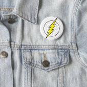De flits | Lightning Bolt Ronde Button 5,7 Cm (In situ)