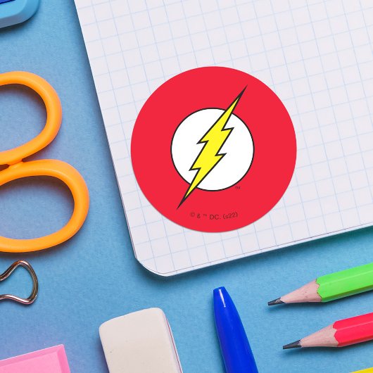 De flits | Lightning Bolt Ronde Sticker