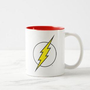 De flits   Lightning Bolt Tweekleurige Koffiemok
