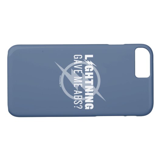 De flits | "Lightning Gave Me Abs?" Case-Mate iPhone Case (Achterkant (Horizontaal))