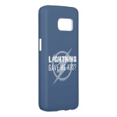 De flits | "Lightning Gave Me Abs?" Case-Mate Samsung Galaxy Hoesje (Back/Rechts)