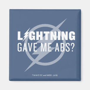 De flits "Lightning Gave Me Abs?" Magneet