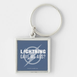 De flits   "Lightning Gave Me Abs?" Sleutelhanger