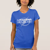 De flits | "Lightning Gave Me Abs?" T-shirt (Voorkant)