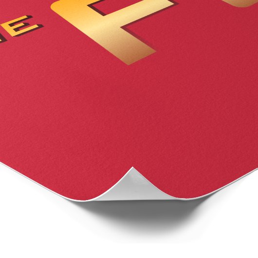 De flits | Logo TV-Show Poster (Hoek)