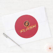 De flits | Logo TV-Show Ronde Sticker (Envelop)