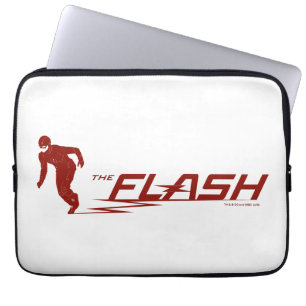 De flits   Super Hero Name Logo Laptop Sleeve