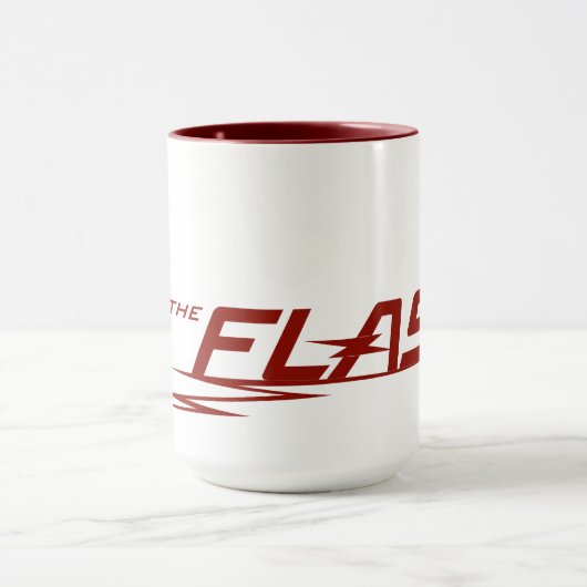 De flits | Super Hero Name Logo Mok (Midden)