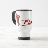 De flits | Super Hero Name Logo Reisbeker (Voorkant links)