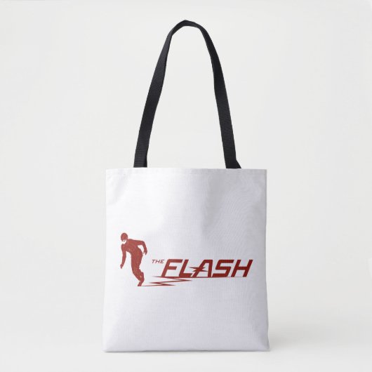 De flits | Super Hero Name Logo Tote Bag (Voorkant)