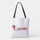 De flits | Super Hero Name Logo Tote Bag (Achterkant)