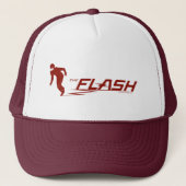 De flits | Super Hero Name Logo Trucker Pet (Voorkant)