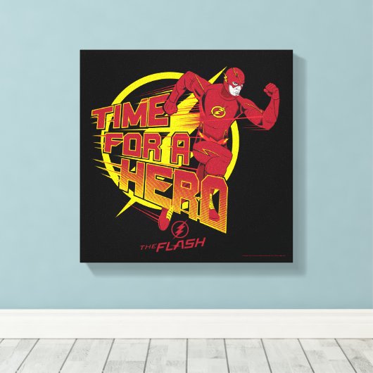 De flits | "Tijd voor een heleboel" Canvas Afdruk (Insitu (Houten vloer))