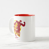 De flits | "Tijd voor een heleboel" Tweekleurige Koffiemok (Voorkant links)