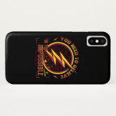 De flits | U moet geloven in het onmogelijke Case-Mate iPhone Case (Achterkant (horizontaal))