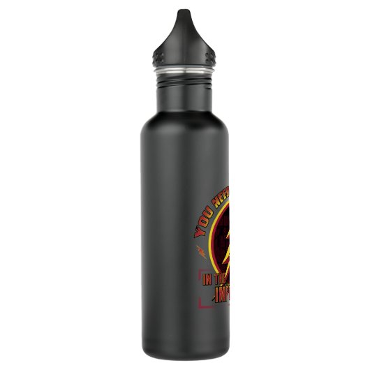 De flits | U moet geloven in het onmogelijke Waterfles (Links)