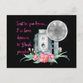 De Flits van de Camera van de fotograaf Briefkaart (Voorkant)