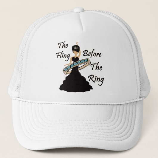 De flits vóór de witte achtergrond van de Ring Trucker Pet (Voorkant)