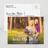 De flitsfoto van het Manuscript sparen het Briefka Aankondigingskaart (Voorkant / Achterkant)