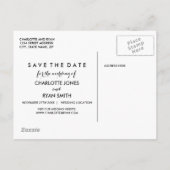 De flitsfoto van het Manuscript sparen het Briefka Aankondigingskaart (Achterkant)