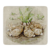 De Flopsy Bunnies Aslapen (door Beatrix Potter) Snijplank (Voorkant)